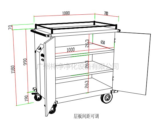 無菌物品運(yùn)送車、回收車、下送車、電動(dòng)運(yùn)送車、密封車設(shè)計(jì)圖