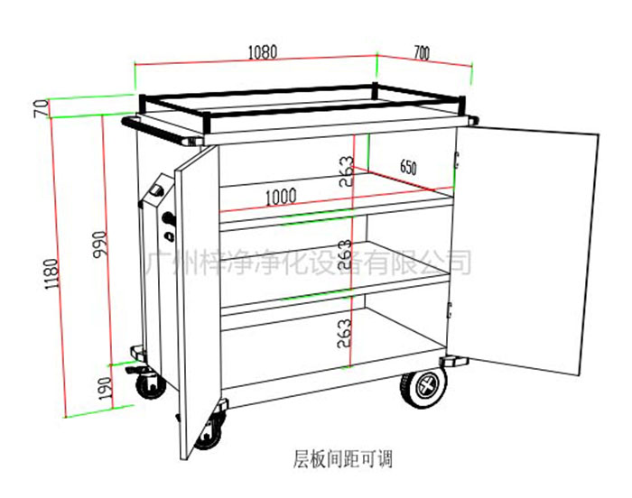 電動密封下送車標準方案設(shè)計示意圖內(nèi)部結(jié)構(gòu)